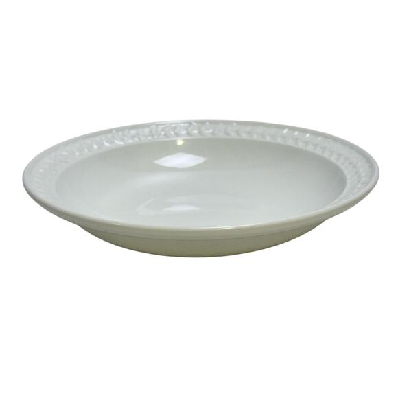 Portmeirion 1998-2006 Retired 'Options' Embossed Smooth Laurel Rim Soup Bowl - Picture 1 of 5